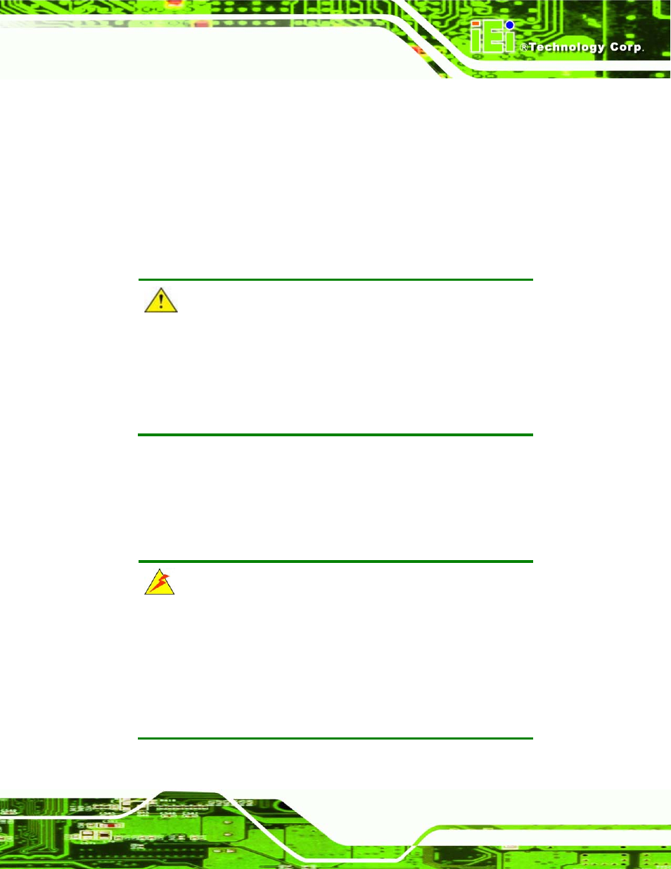 1 introduction, 1 precautions, Ntroduction | IEI Integration SPCIE-5100DX User Manual | Page 129 / 180
