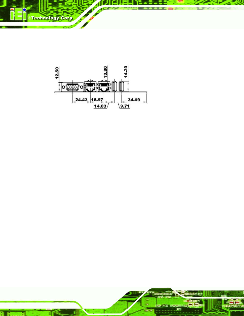 1 external interface panel dimensions | IEI Integration SPCIE-5100DX User Manual | Page 20 / 180