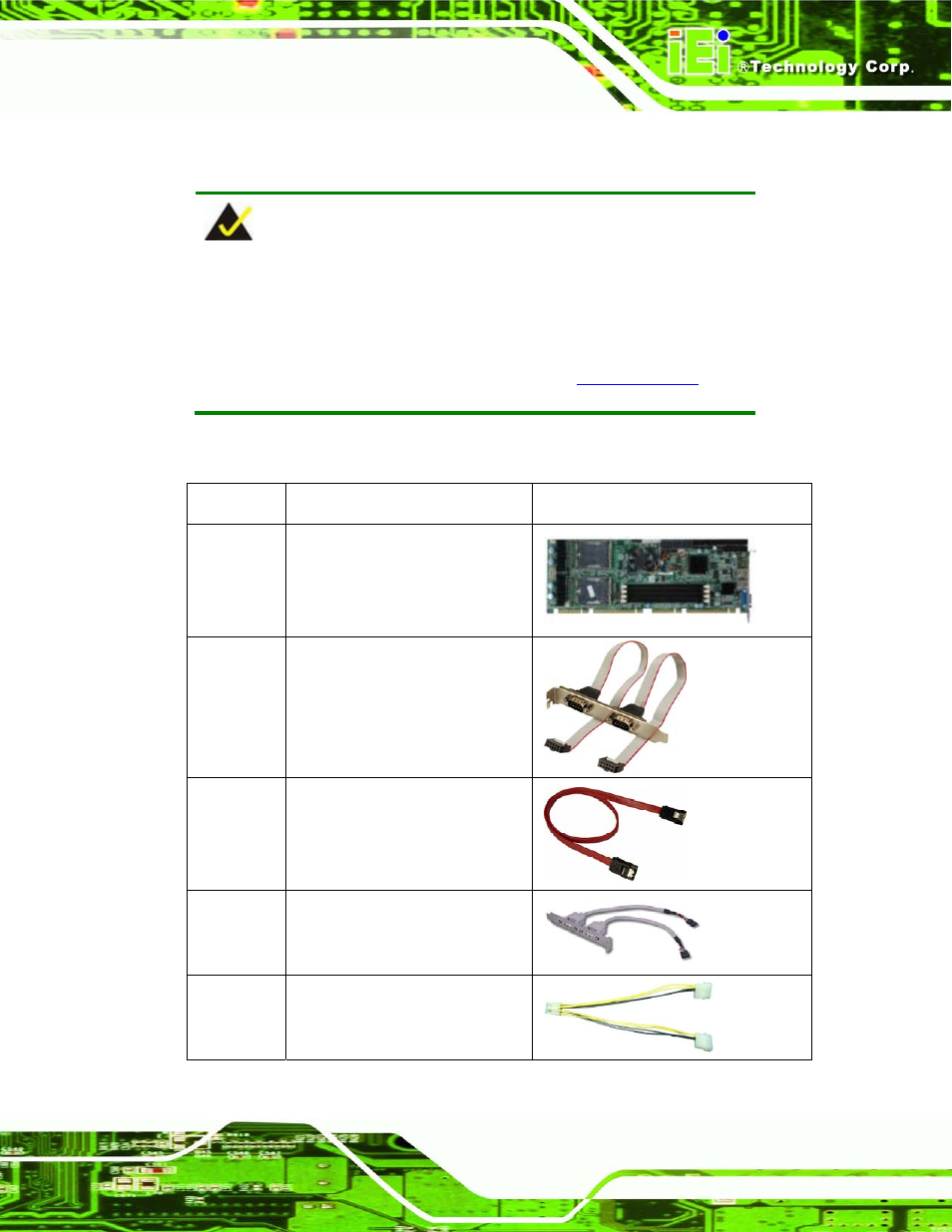 3 packing list, Acking | IEI Integration SPCIE-5100DX User Manual | Page 29 / 180