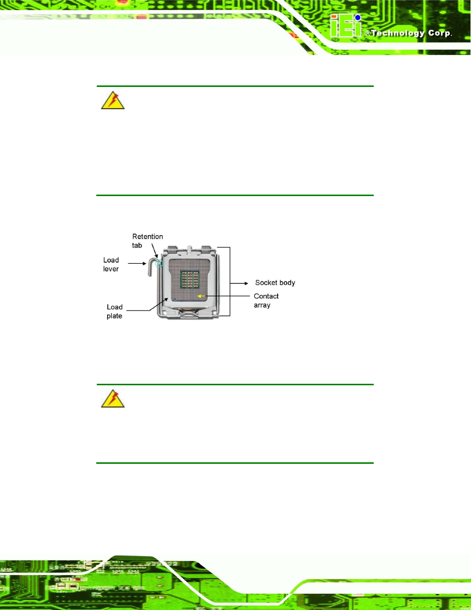 2 socket lga771 cpu installation, Figure 4-1: intel lga771 socket | IEI Integration SPCIE-5100DX User Manual | Page 59 / 180