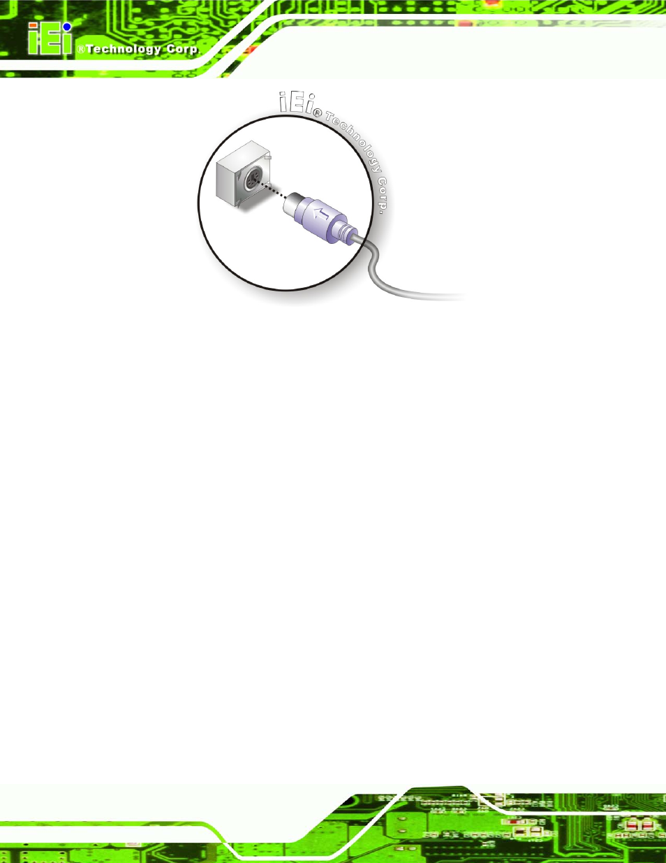 4 dual rs-232 cable connection, Figure 4-15: ps/2 connector | IEI Integration SPCIE-5100DX User Manual | Page 74 / 180