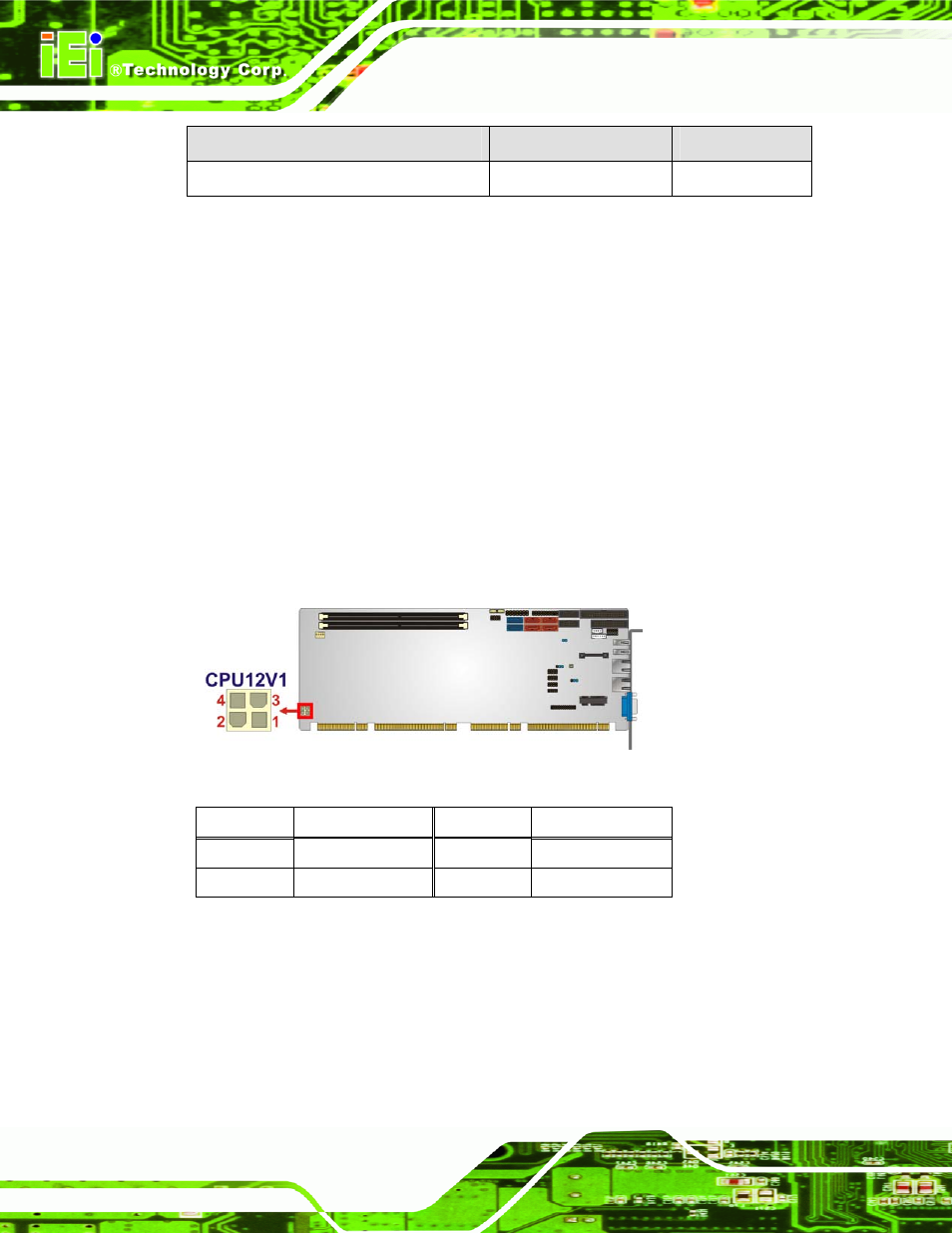2 internal peripheral connectors, 1 12v power connector, 2 audio kit connector | IEI Integration SPCIE-C2060 v1.01 User Manual | Page 33 / 200