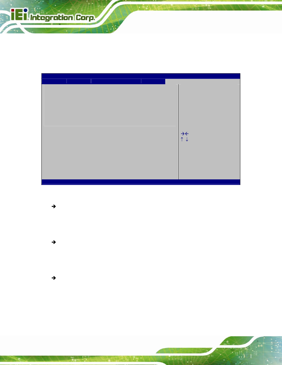 7 save & exit, Bios menu 30: save & exit | IEI Integration SPCIE-C2060 v2.12 User Manual | Page 118 / 212