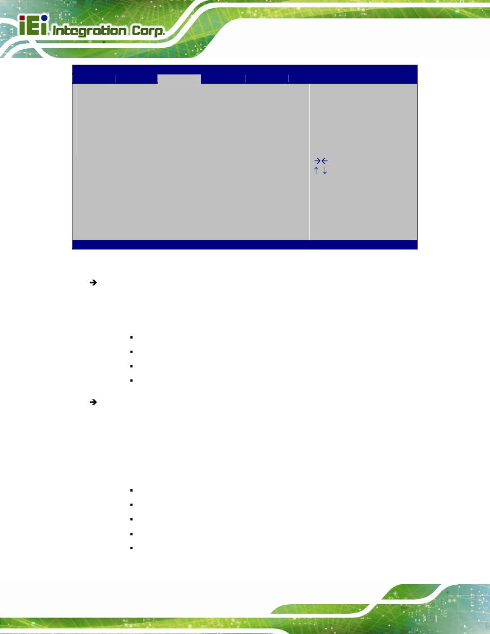 Bios menu 22: graphics configuration | IEI Integration SPCIE-C2160 User Manual | Page 108 / 204