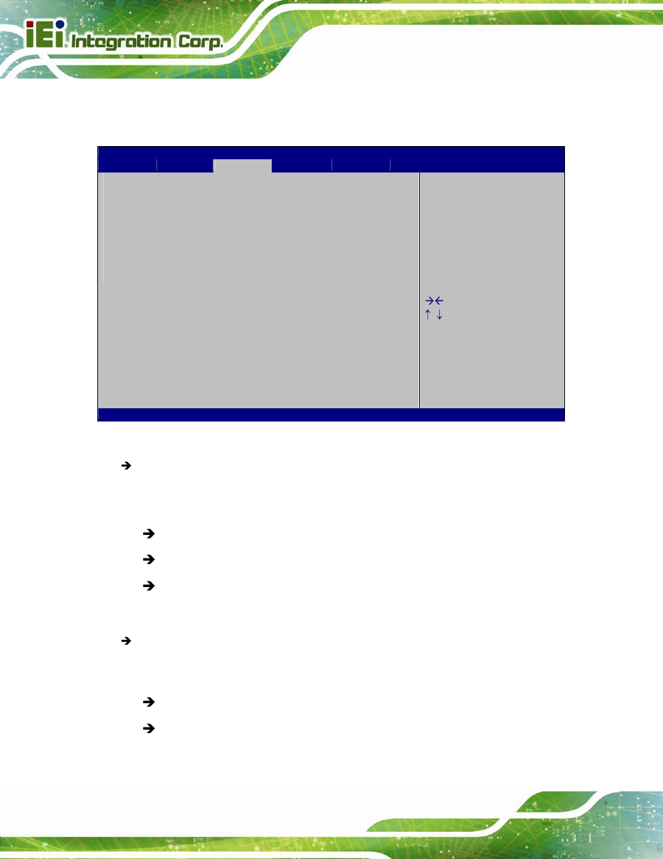 2 pch-io configuration, Bios menu 26: pch-io configuration | IEI Integration SPCIE-C2160 User Manual | Page 112 / 204