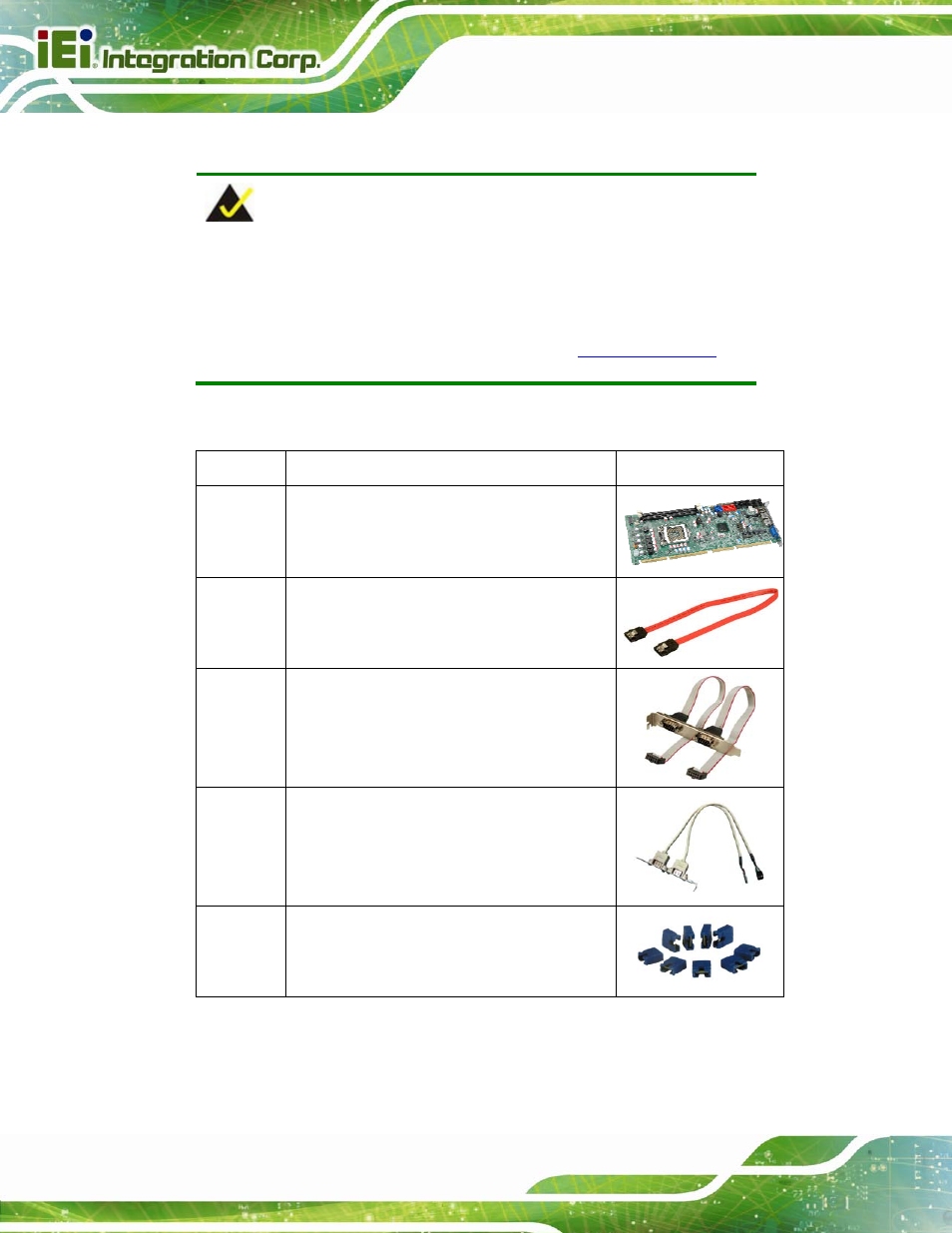 3 packing list, Acking | IEI Integration SPCIE-C2160 User Manual | Page 28 / 204