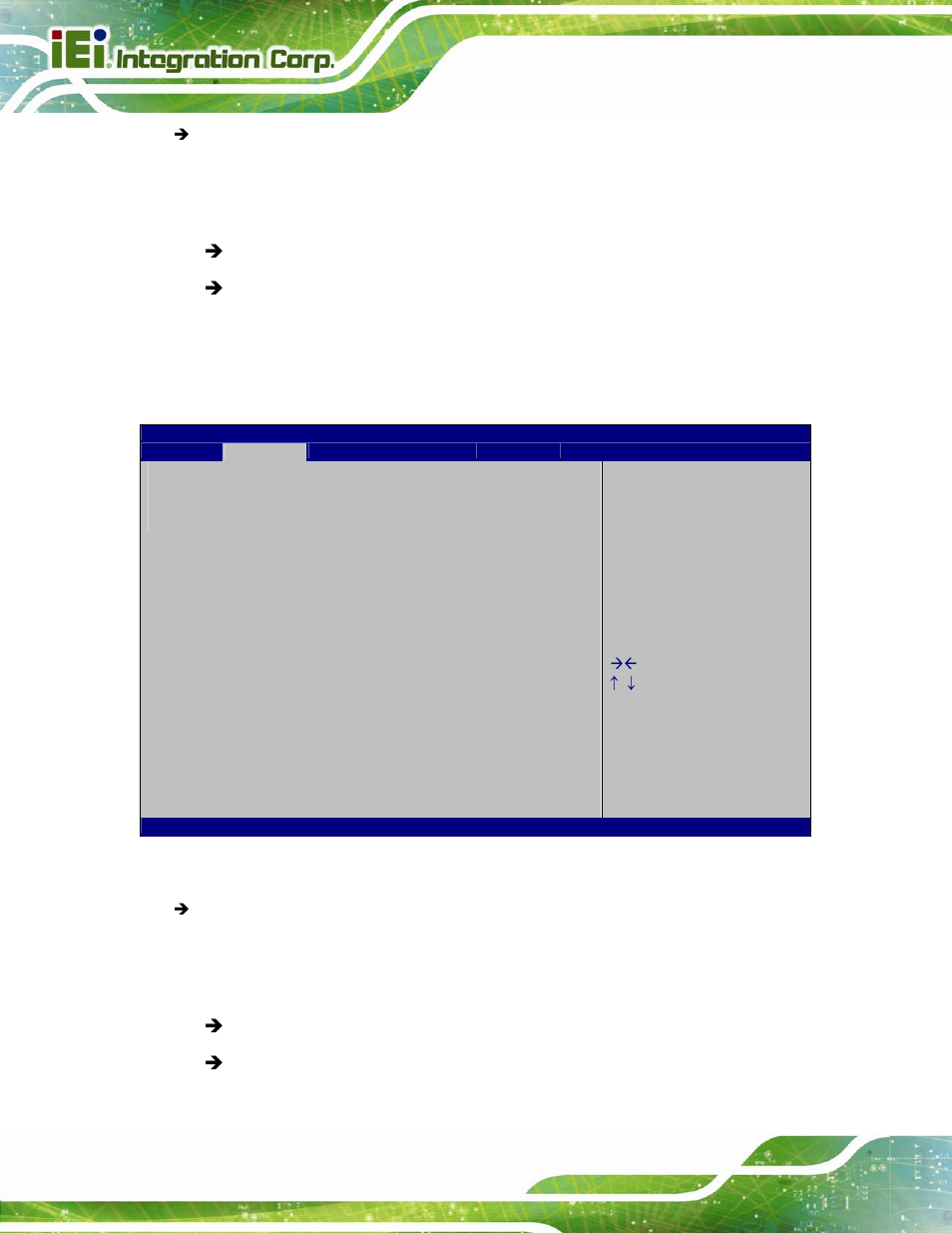 12 iei feature, Bios menu 17: iei feature | IEI Integration SPCIE-C2260-i2 User Manual | Page 115 / 217