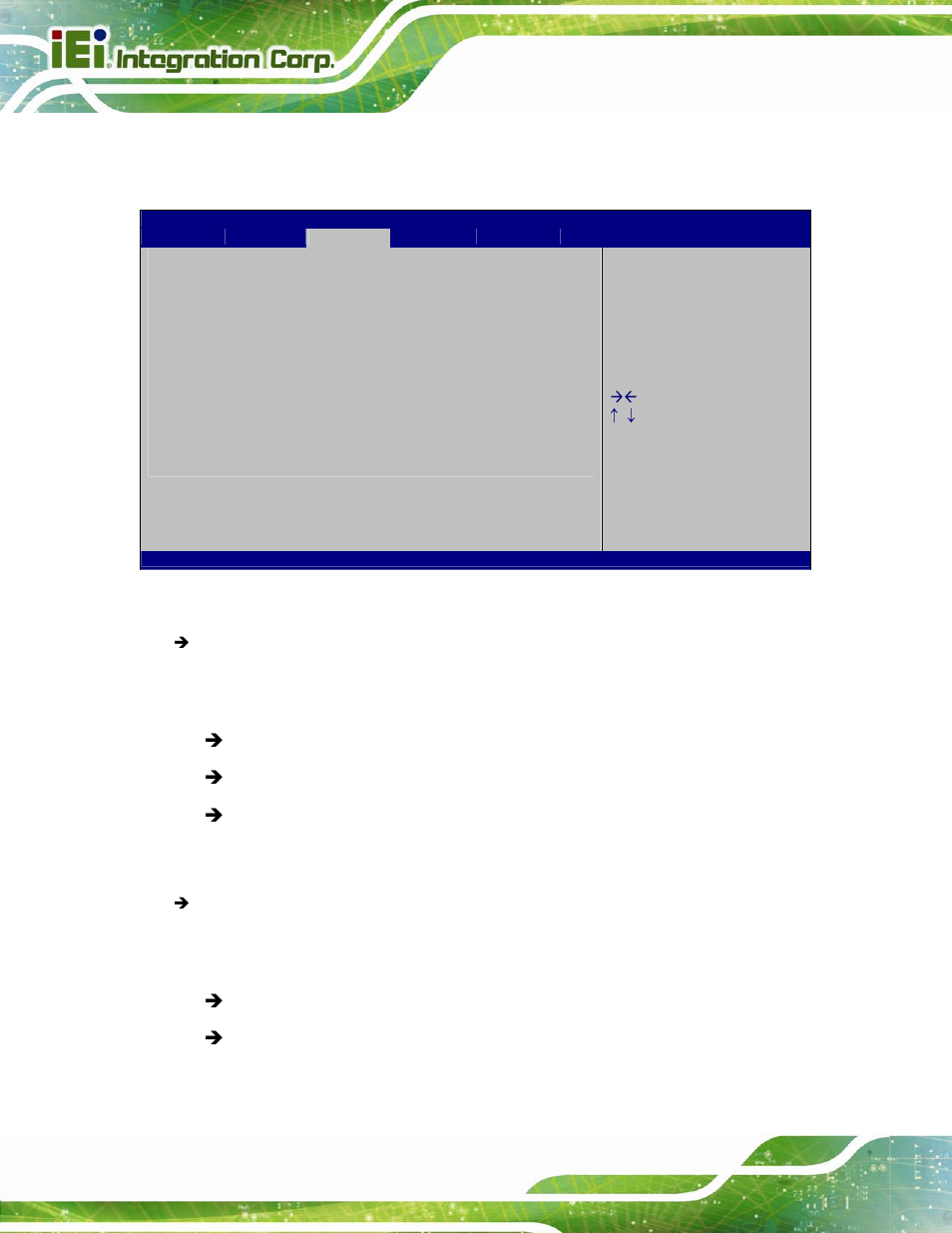 1 pch-io configuration, Bios menu 19: pch-io configuration | IEI Integration SPCIE-C2260-i2 User Manual | Page 117 / 217