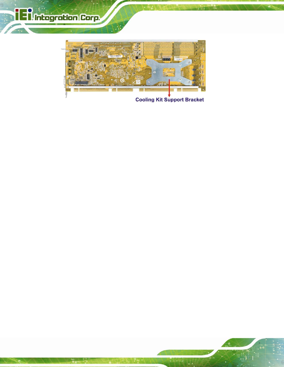 Figure 4-5: cooling kit support bracket | IEI Integration SPCIE-C2260-i2 User Manual | Page 69 / 217