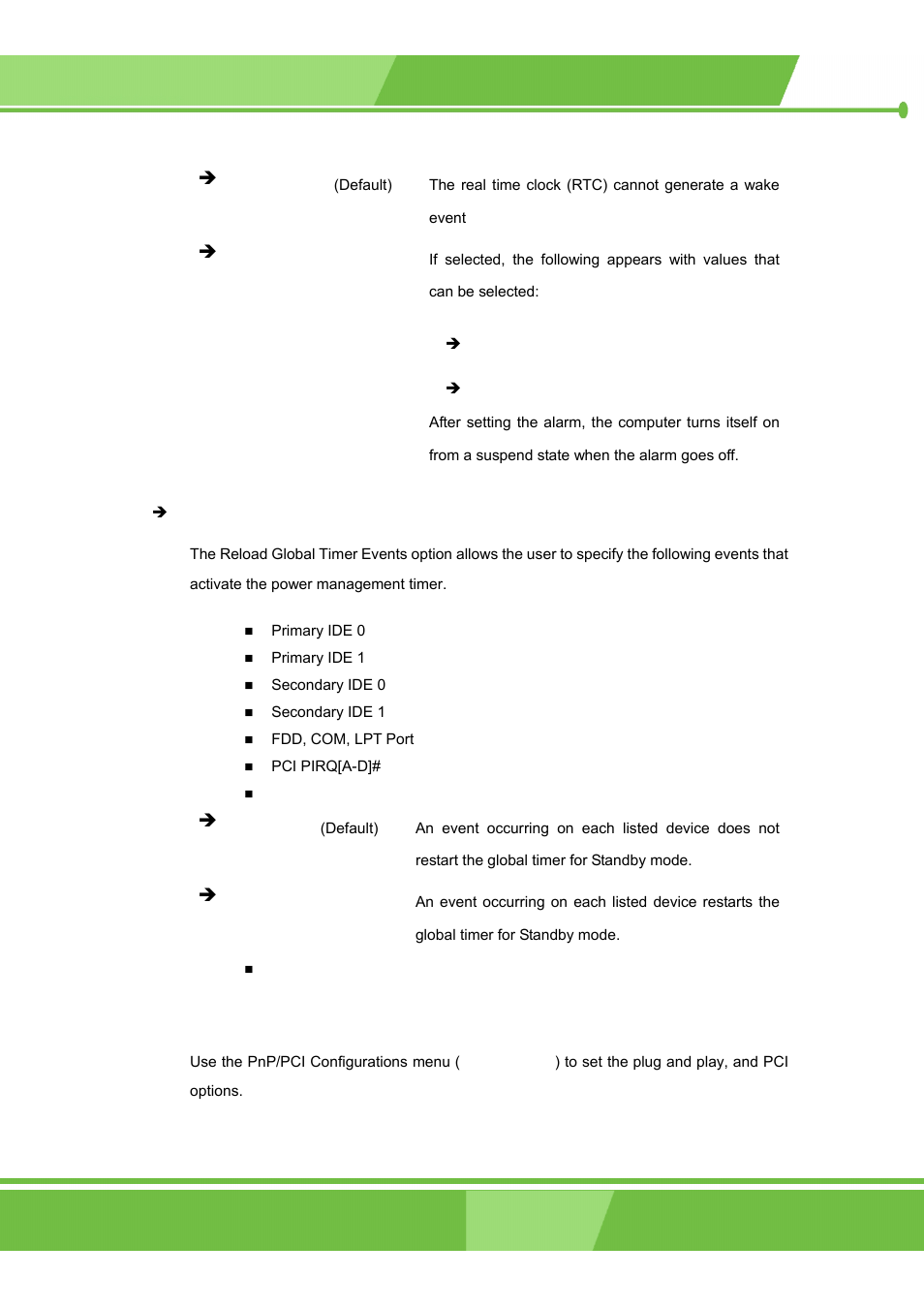 7 pnp/pci configurations | IEI Integration ROCKY-3786 v4.0 User Manual | Page 118 / 175