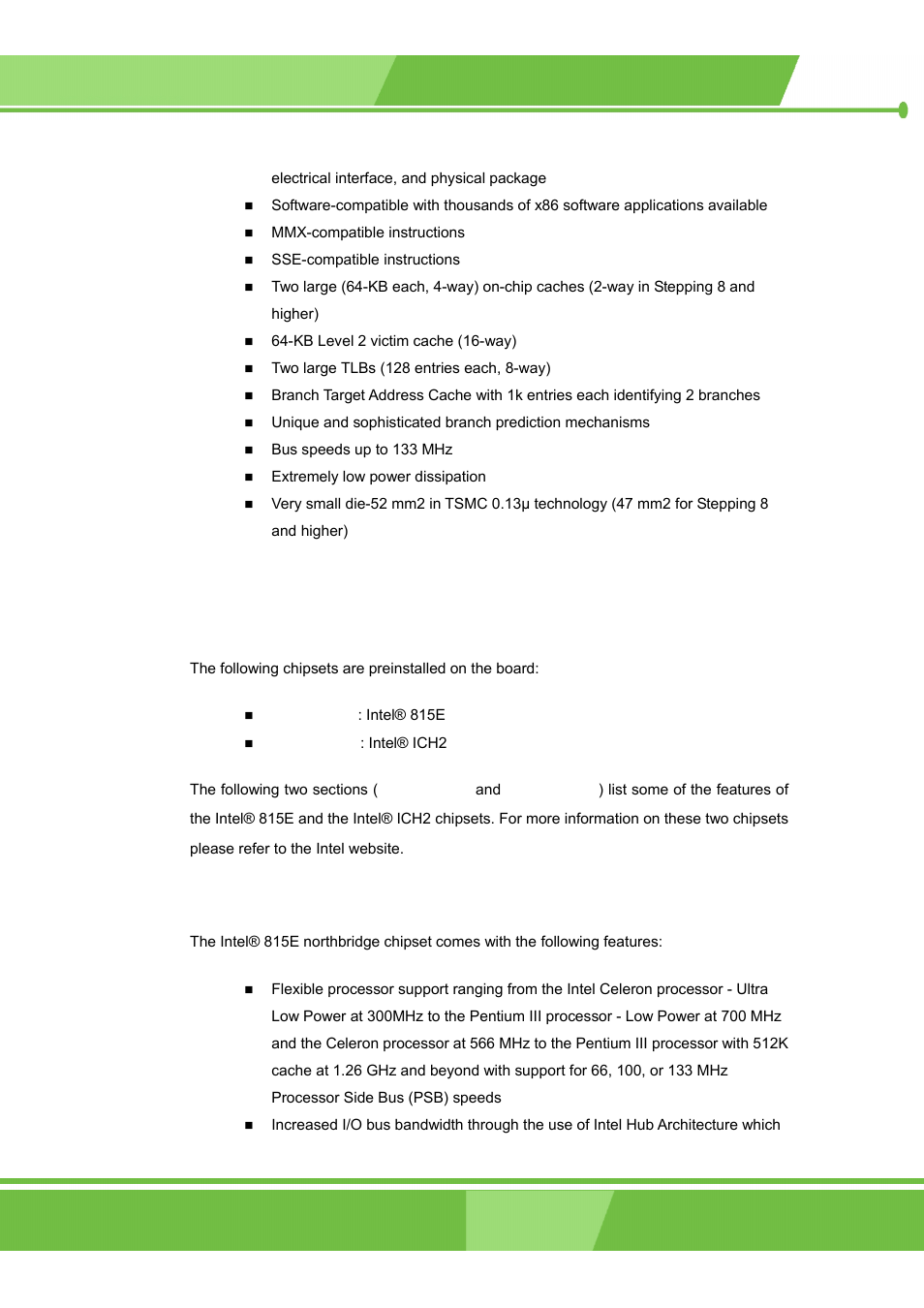 2 onboard chipsets | IEI Integration ROCKY-3786 v4.0 User Manual | Page 24 / 175