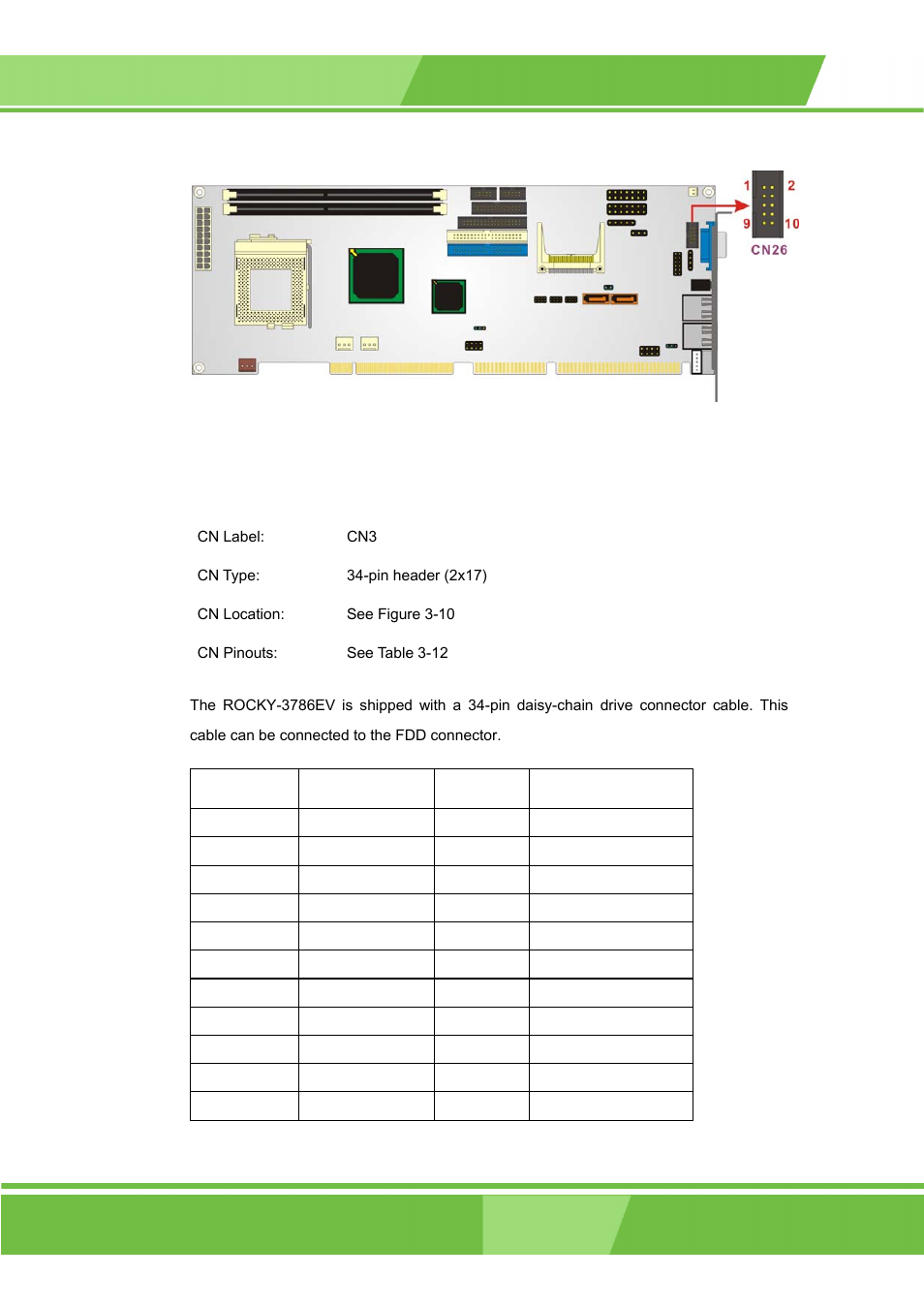9 fdd connector | IEI Integration ROCKY-3786 v4.0 User Manual | Page 49 / 175