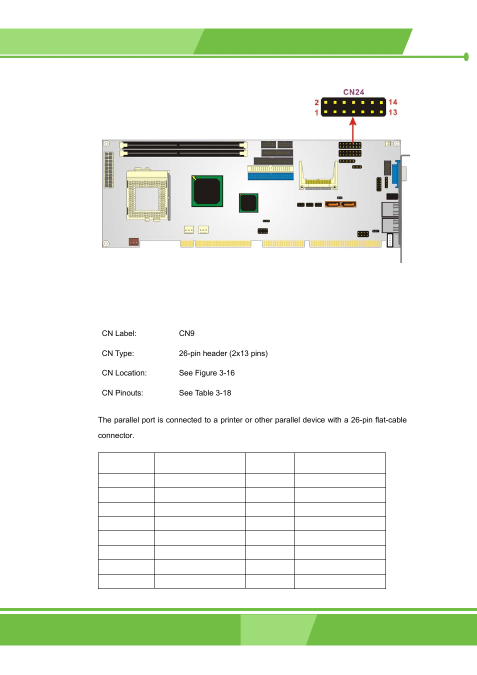 56 iei, Technology, corp, 15 parallel port connector | IEI Integration ROCKY-3786 v4.0 User Manual | Page 56 / 175