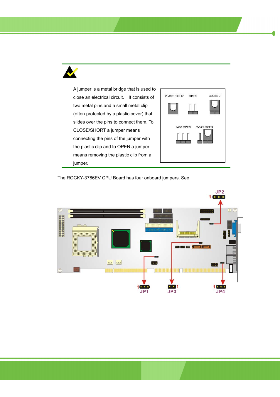 4 onboard jumpers | IEI Integration ROCKY-3786 v4.0 User Manual | Page 66 / 175