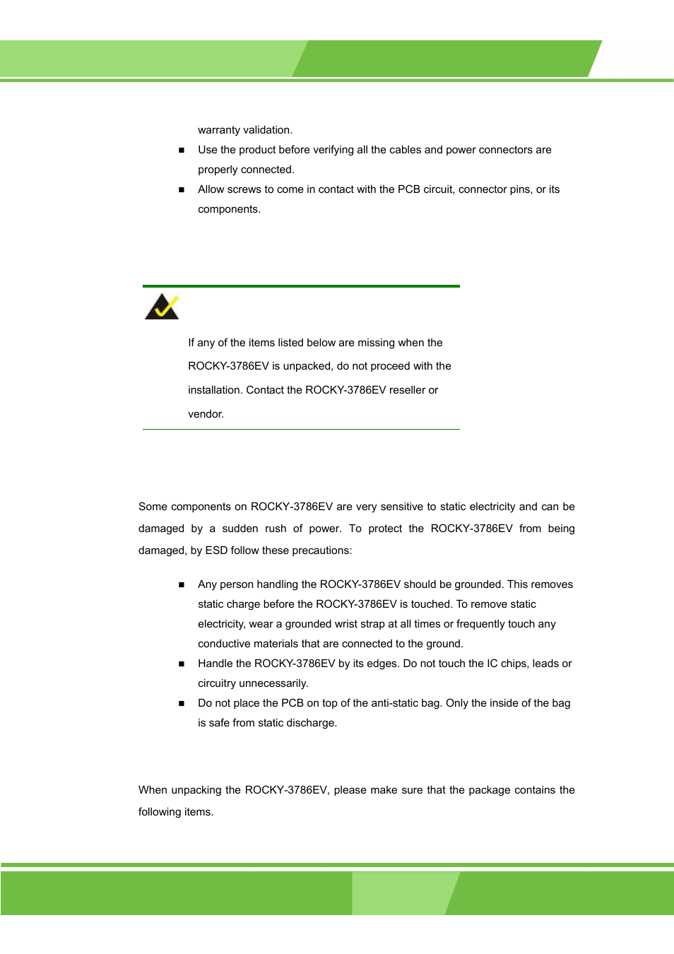 2 unpacking | IEI Integration ROCKY-3786 v4.0 User Manual | Page 73 / 175