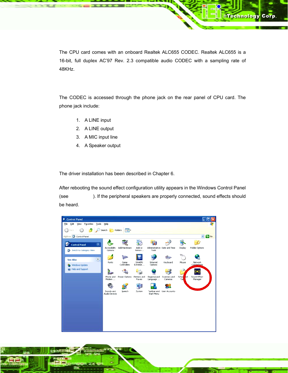 C.1 introduction, C.1.1 accessing the ac’97 codec, C.1.2 driver installation | Ntroduction | IEI Integration ROCKY-3786 v4.10 User Manual | Page 143 / 147