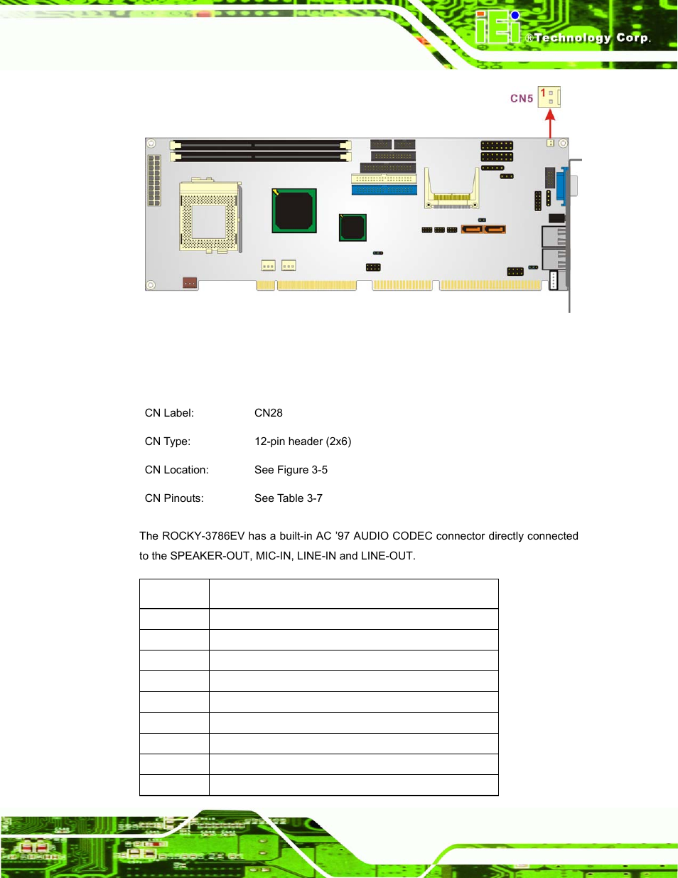 4 audio connector, Figure 3-4: atx power switch connector location | IEI Integration ROCKY-3786 v4.10 User Manual | Page 39 / 147