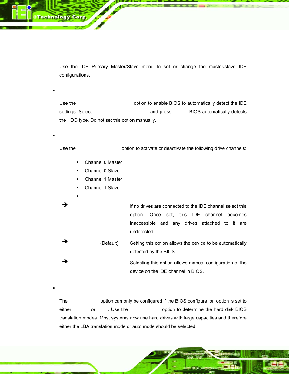 1 ide primary master/slave | IEI Integration ROCKY-3786 v4.10 User Manual | Page 88 / 147