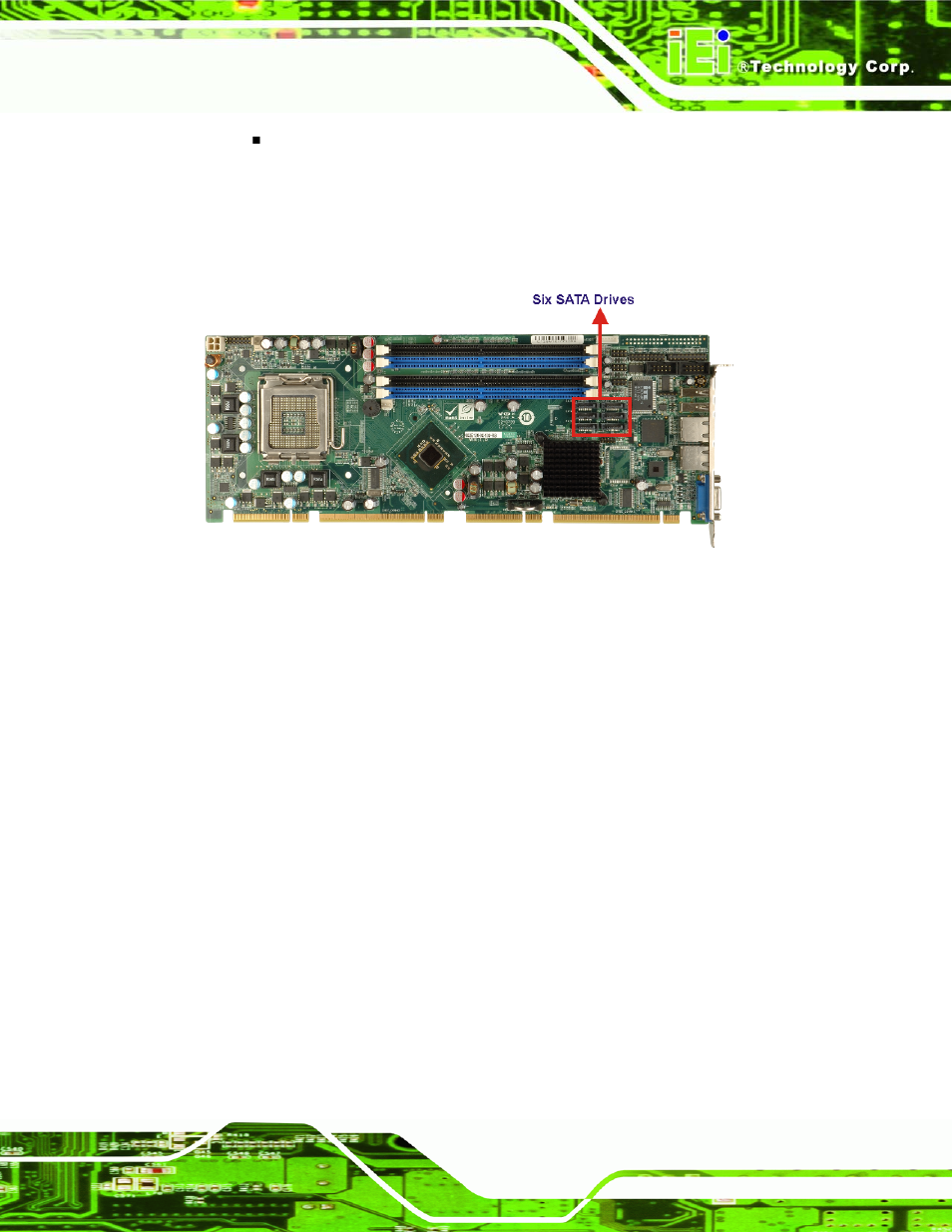 10 intel, Ich9do serial peripheral interface (spi) bios, 11 intel | Ich9do usb controller, 1 intel, Ich9do usb controller overview, Figure 2-11: sata drive connectors | IEI Integration PCIE-Q350 v1.00 User Manual | Page 49 / 272