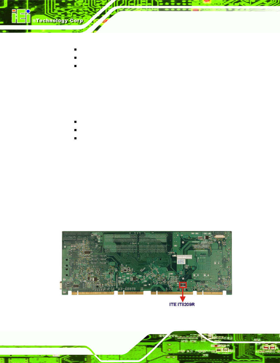 7 pci b, Omponents, 1 pci bus overview | 2 ite it8209 pci arbiter, 7 pci bus components | IEI Integration PCIE-Q350 v1.00 User Manual | Page 54 / 272