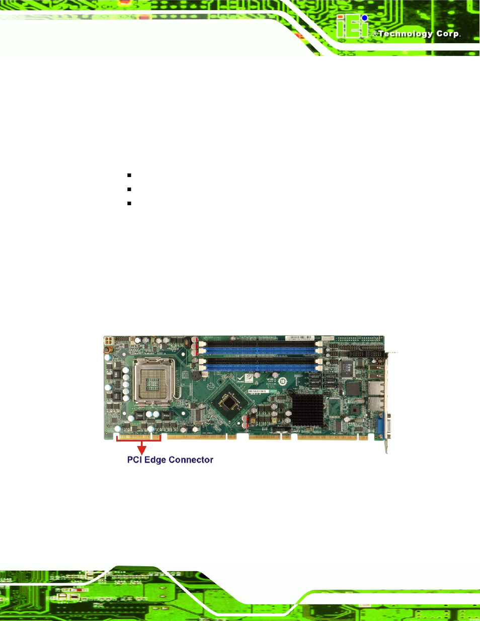 3 pci interface edge connector, Figure 2-17: pci arbiter, Figure 2-18: pci edge connector connection | IEI Integration PCIE-Q350 v1.00 User Manual | Page 55 / 272