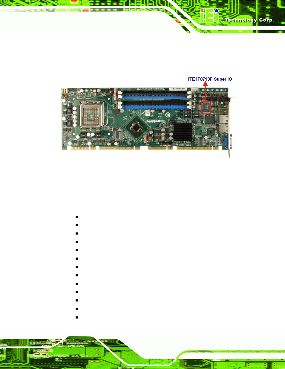 3 super i/o chipset, Figure 2-20: ite it8718f super i/o | IEI Integration PCIE-Q350 v1.00 User Manual | Page 57 / 272