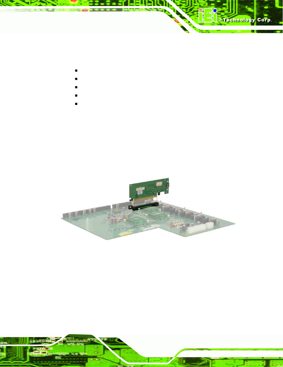 8 installing devices on a picmg 1.3 backplane, 1 pcie x16 graphics card installation, Nstalling | Evices on a, Picmg, Ackplane, Figure 5-16: pcie x16 installation | IEI Integration PCIE-Q350 v1.12 User Manual | Page 122 / 250