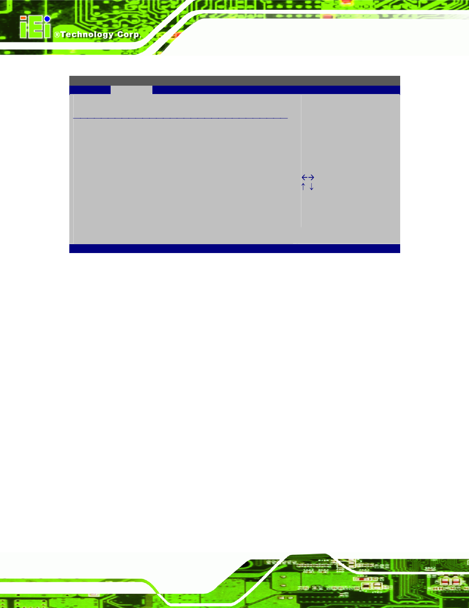 1 cpu configuration, Menu 2: advanced, Section 6.3.1 | IEI Integration PCIE-Q350 v1.12 User Manual | Page 133 / 250