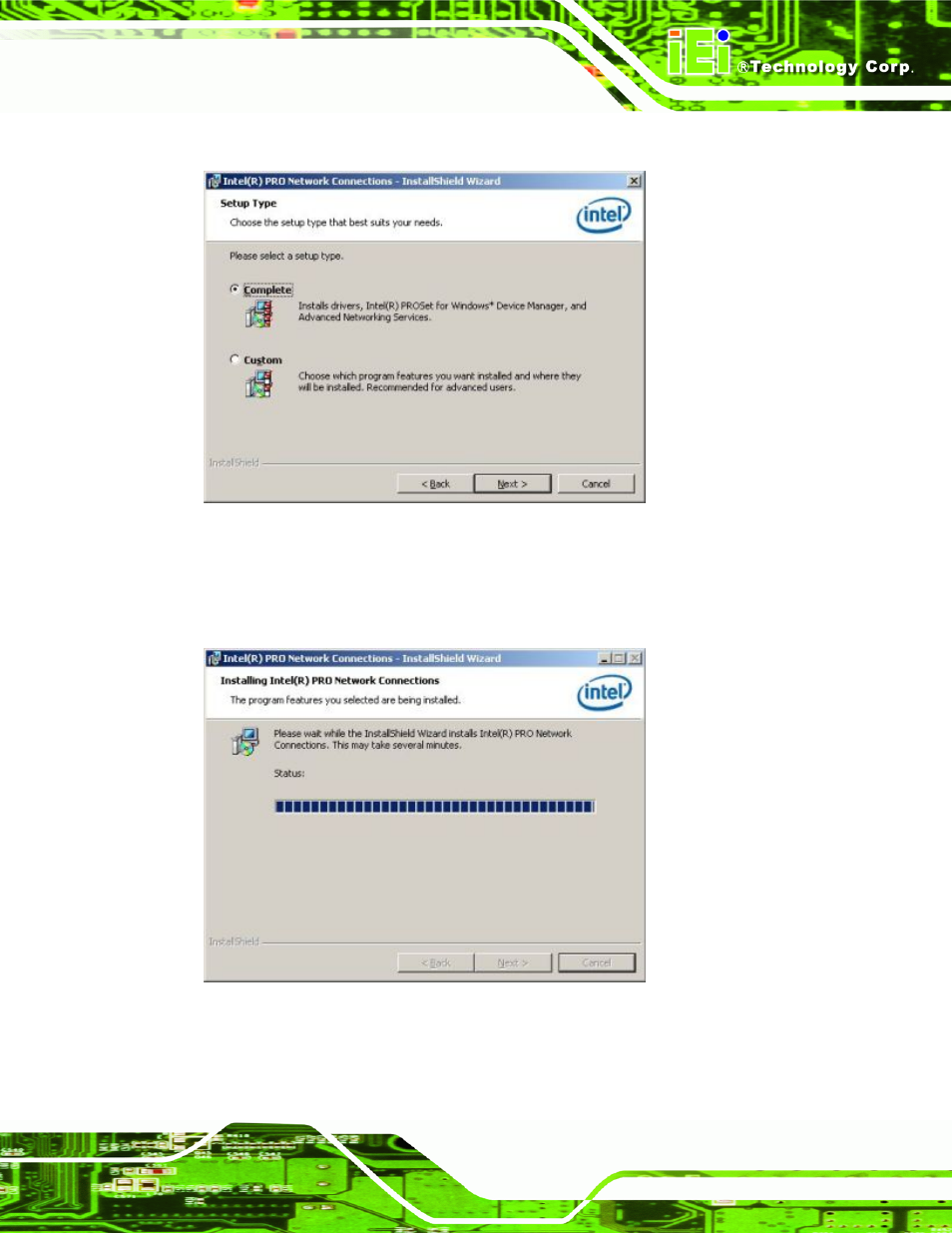 Figure 7-40: setup type | IEI Integration PCIE-Q350 v1.12 User Manual | Page 202 / 250