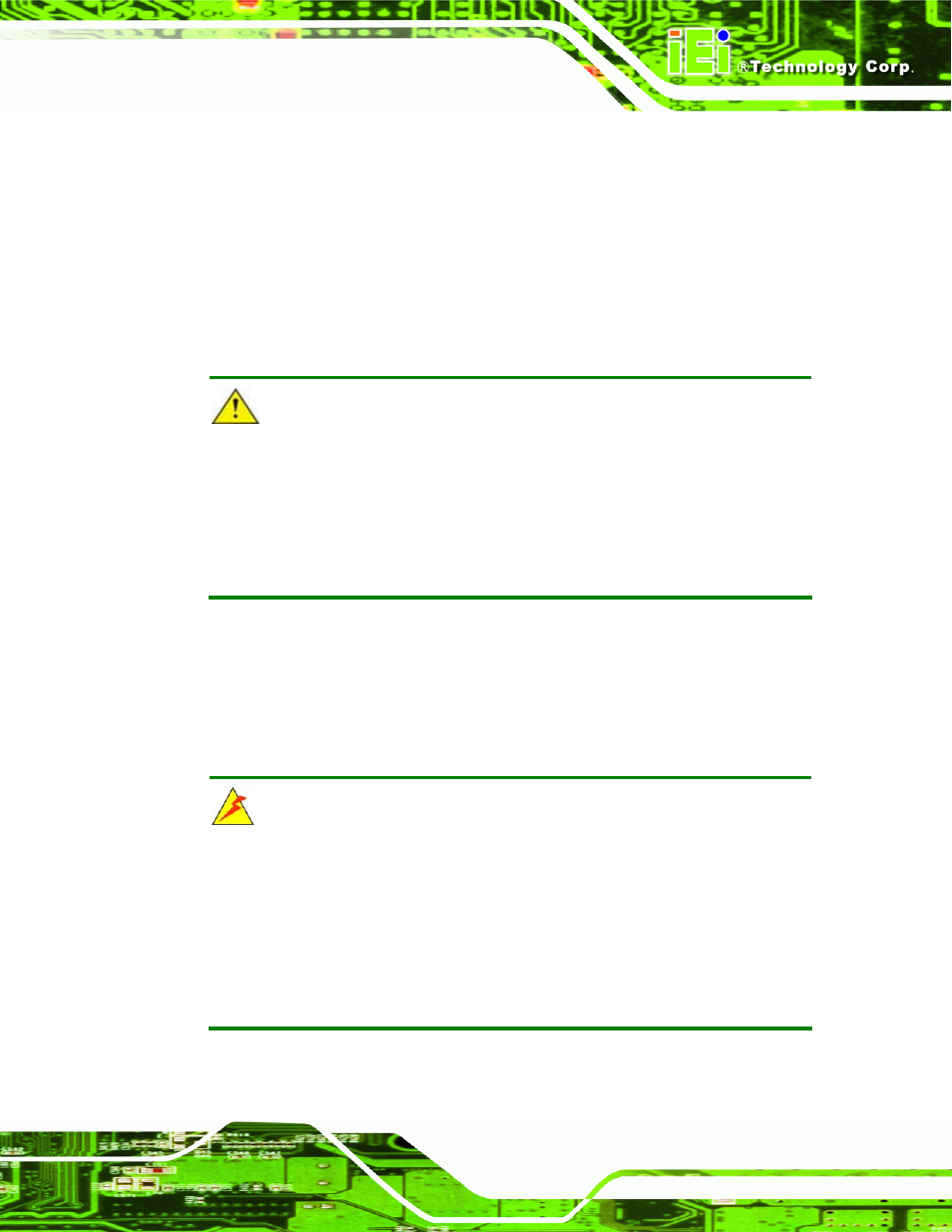 D.1 introduction, D.1.1 precautions, Ntroduction | IEI Integration PCIE-Q350 v1.12 User Manual | Page 230 / 250