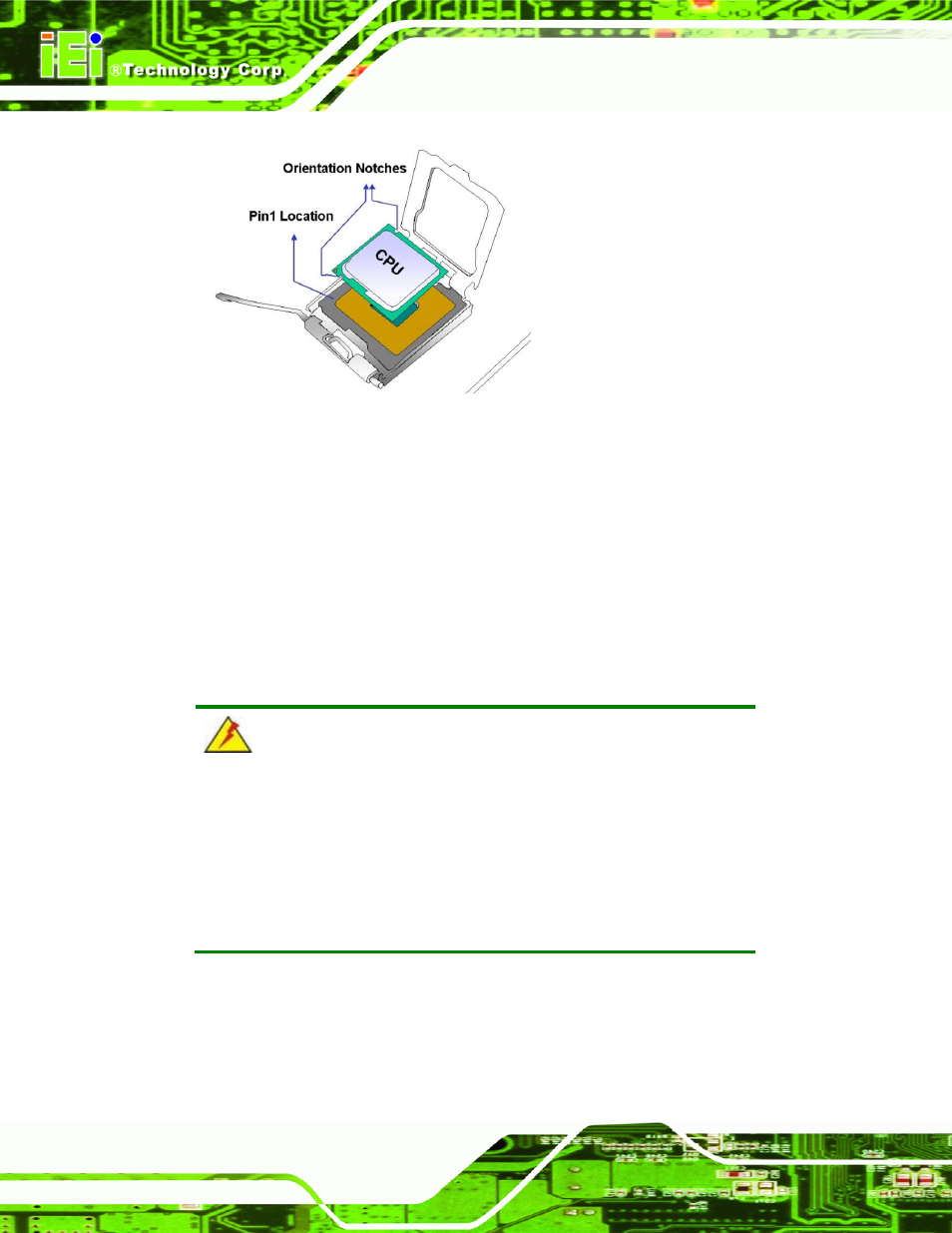 2 socket lga775 cf-520 cooling kit installation, Figure 5-4: insert the socket lga775 cpu | IEI Integration PCIE-Q350 v1.20 User Manual | Page 107 / 250