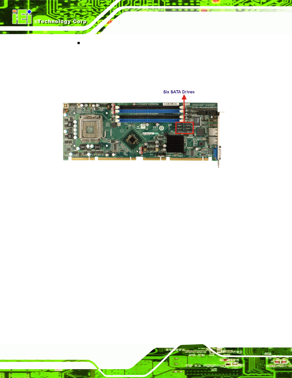 11 intel® ich9do usb controller, 1 intel® ich9do usb controller overview, 10 intel | Ich9do serial peripheral interface (spi) bios, 11 intel, Ich9do usb controller, 1 intel, Ich9do usb controller overview, Figure 2-11: sata drive connectors | IEI Integration PCIE-Q350 v1.20 User Manual | Page 49 / 250