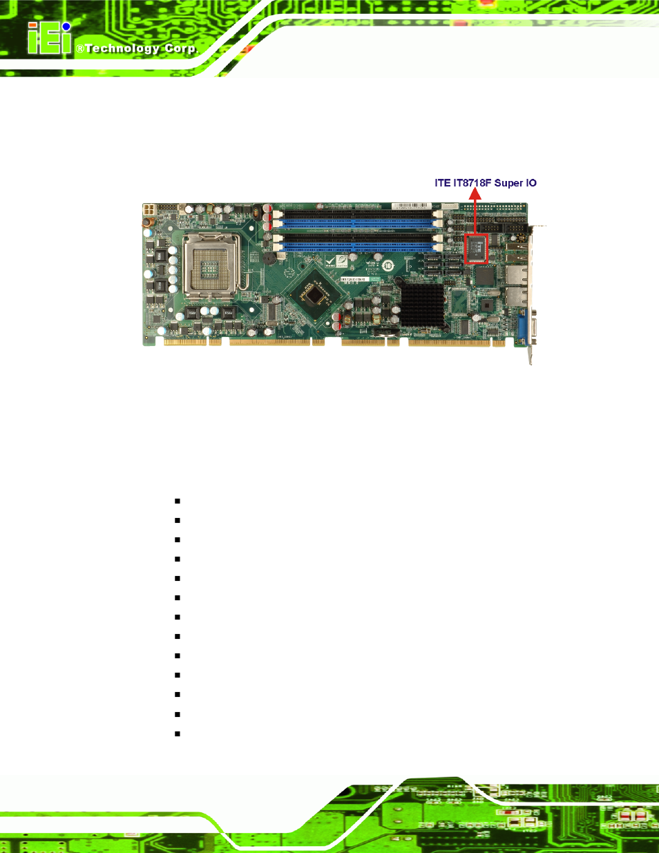 3 super i/o chipset, Figure 2-20: ite it8718f super i/o | IEI Integration PCIE-Q350 v1.20 User Manual | Page 57 / 250