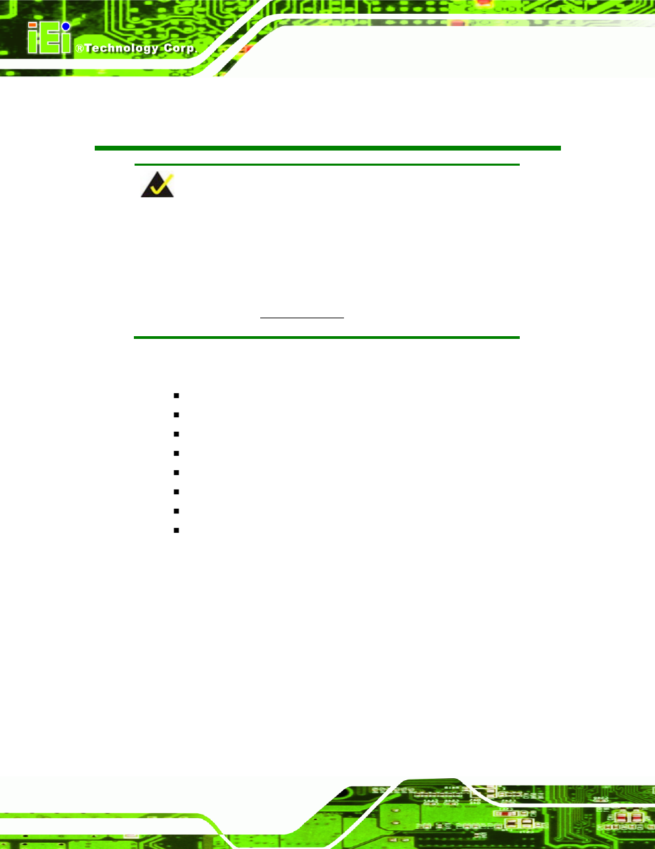 Packing list | IEI Integration PCIE-Q350 v1.20 User Manual | Page 6 / 250