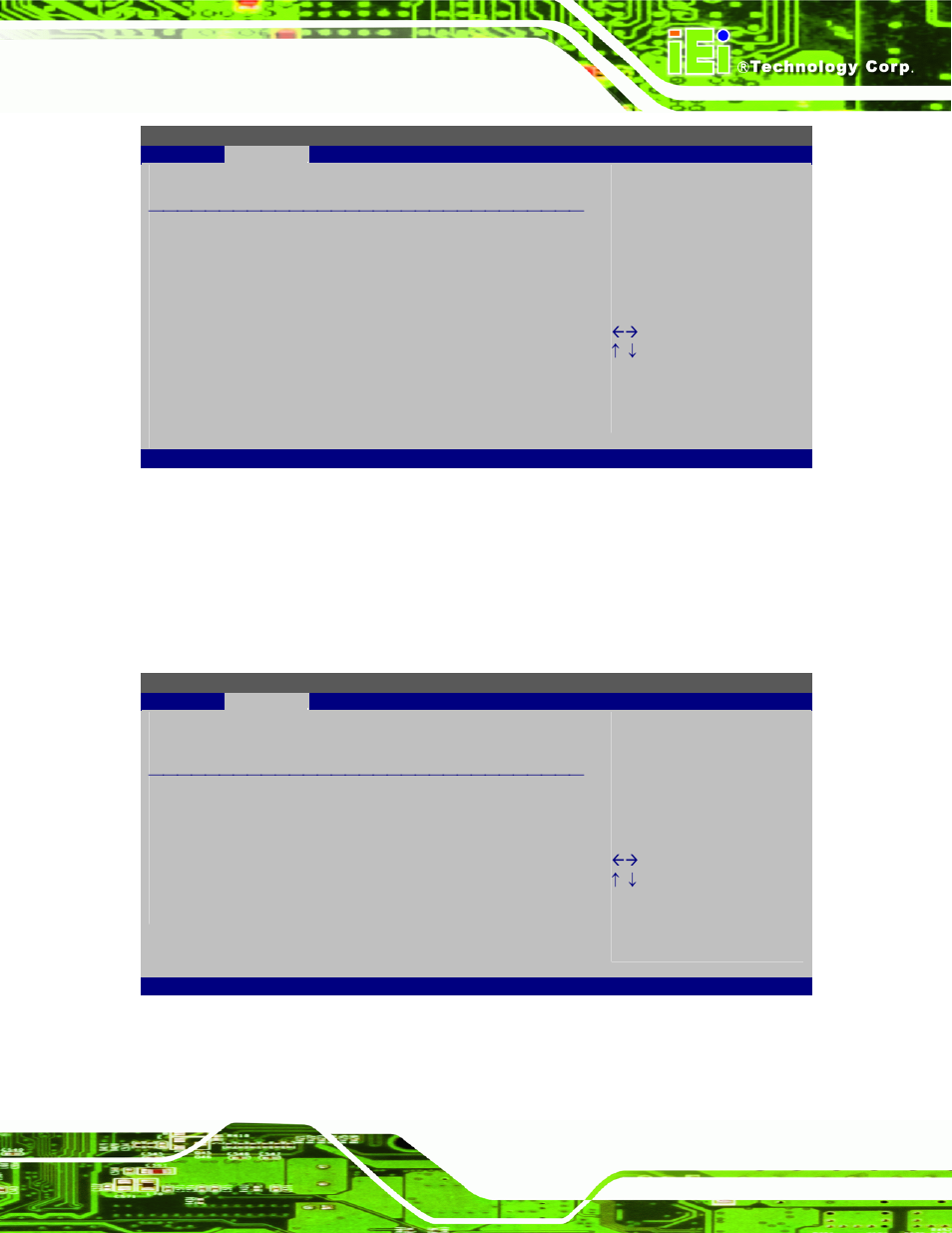 1 cpu configuration, Menu 2: advanced, Menu 3: cpu configuration | Section 6.3.1 | IEI Integration PCIE-Q350 v1.30 User Manual | Page 117 / 213