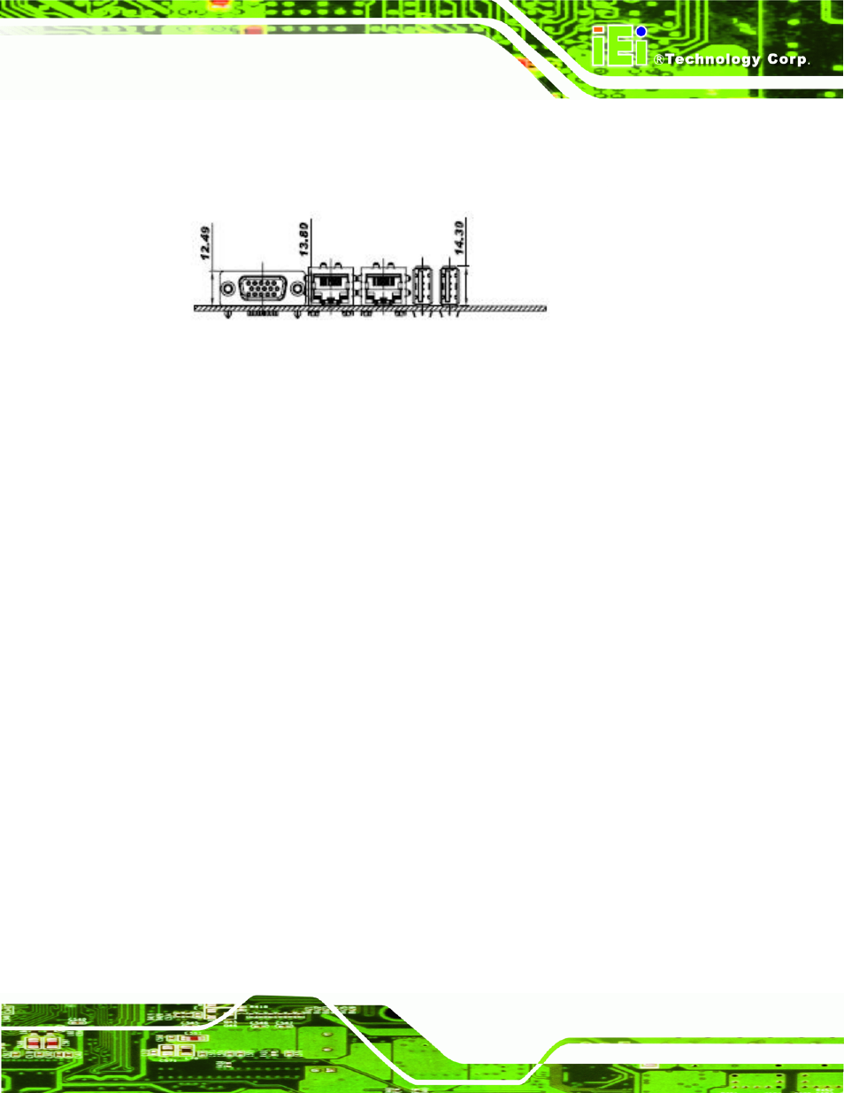 1 external interface panel dimensions | IEI Integration PCIE-Q57A User Manual | Page 17 / 159