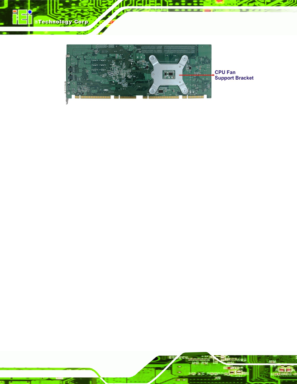 Figure 4-5: cooling kit support bracket | IEI Integration PCIE-Q57A User Manual | Page 52 / 159