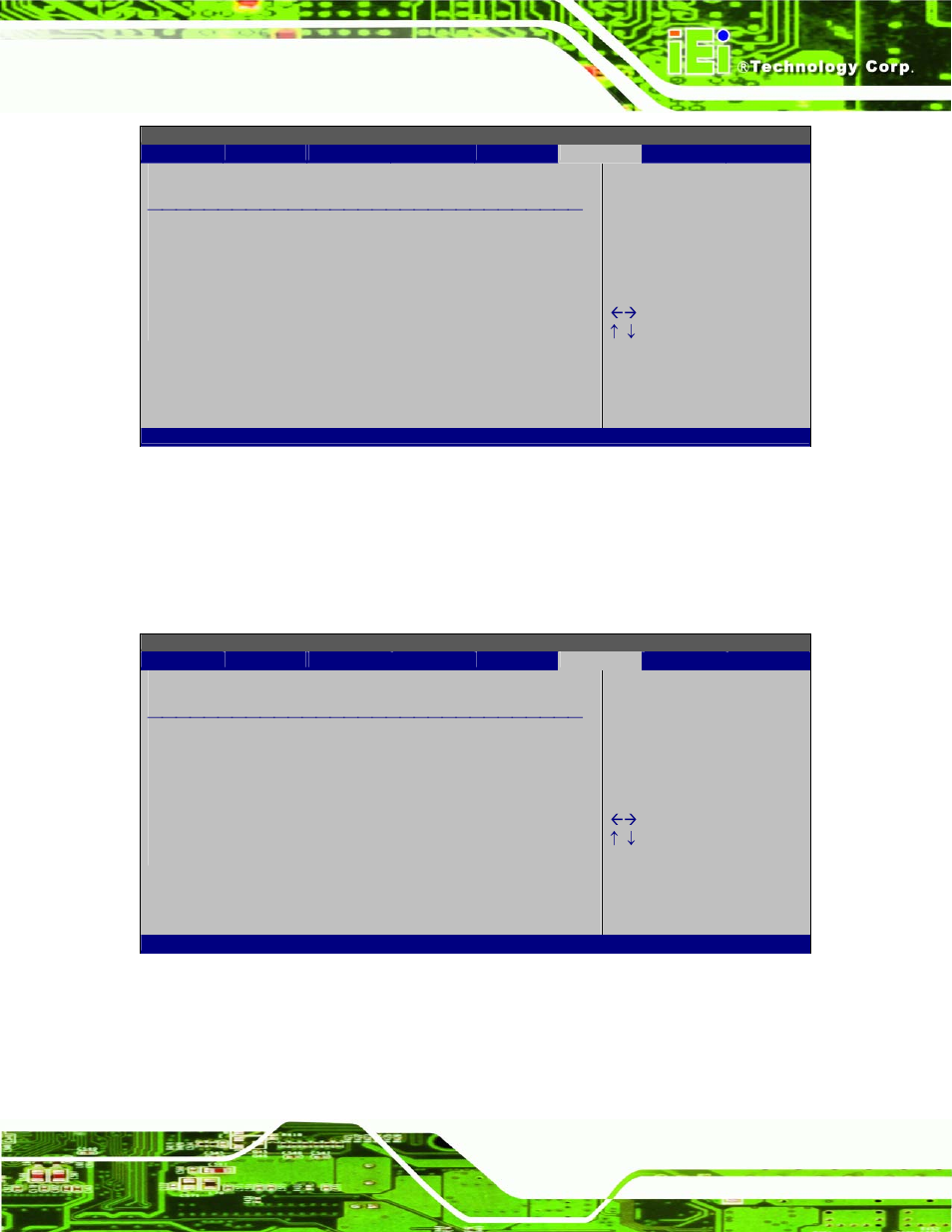 1 northbridge configuration, Bios menu 22: chipset, Bios menu 23:northbridge chipset configuration | IEI Integration PCIE-G41A2 User Manual | Page 103 / 151