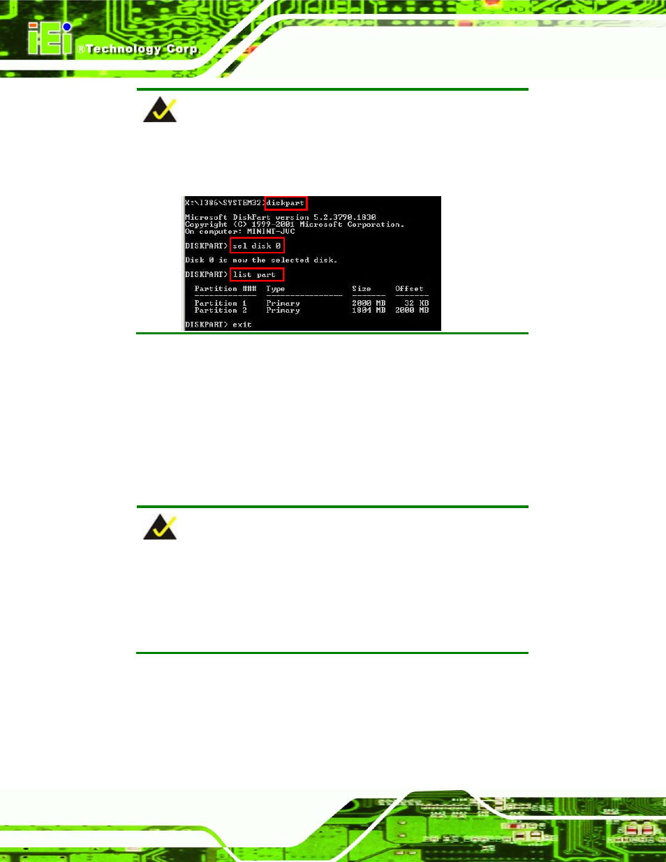 B.2.4 build-up recovery partition | IEI Integration PCIE-G41A2 User Manual | Page 120 / 151