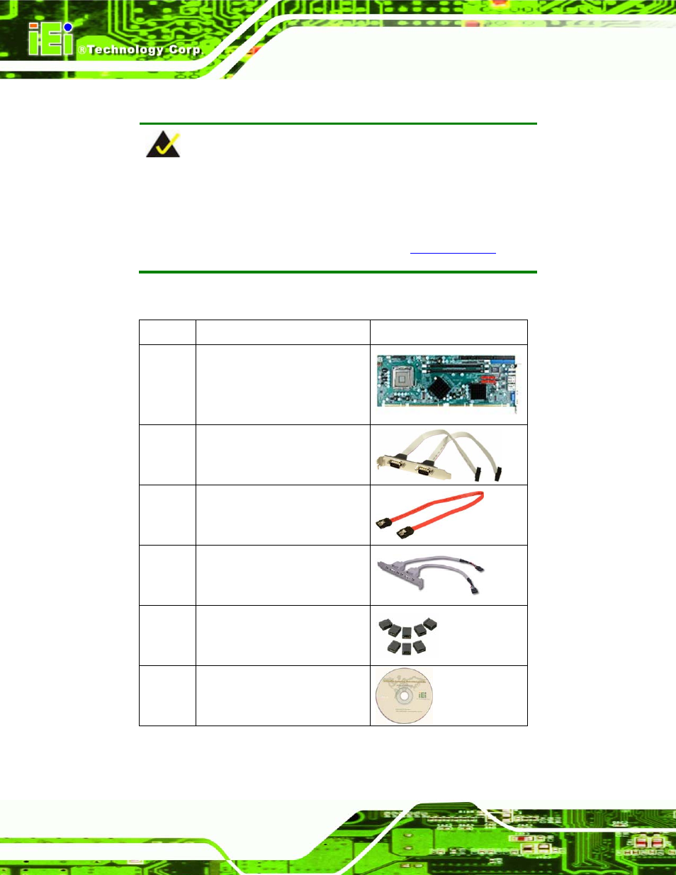 3 packing list, Acking | IEI Integration PCIE-G41A2 User Manual | Page 22 / 151