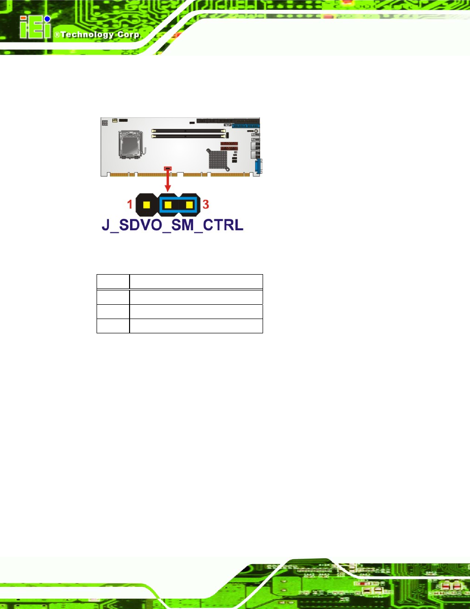 17 usb connector, Figure 3-17:sdvo connector pinout locations, Table 3-16: sdvo connector pinouts | See figure 3-17, See table 3-16 | IEI Integration PCIE-G41A2 User Manual | Page 42 / 151