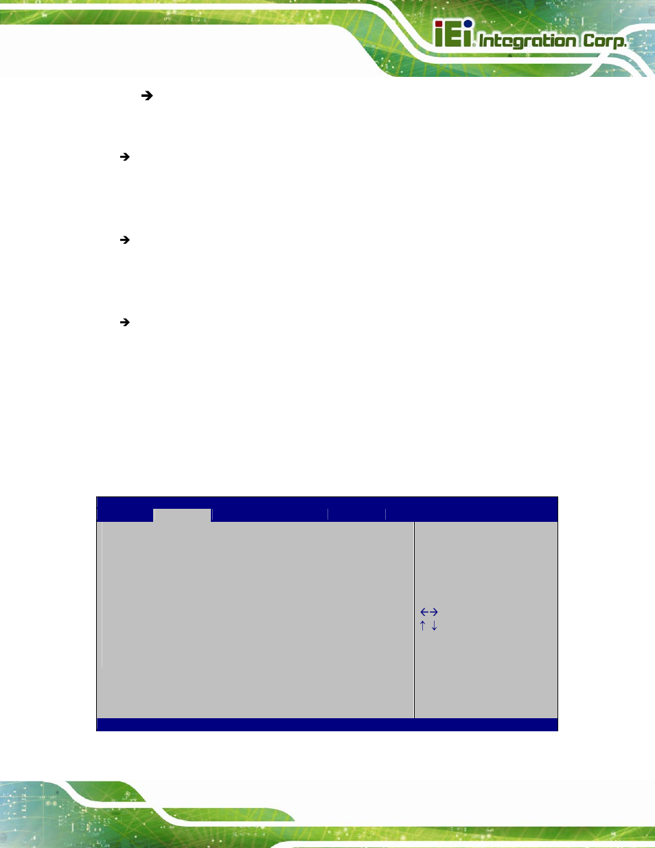 9 serial port console redirection, Bios menu 15: serial port console redirection | IEI Integration PCIE-Q670 v1.03 User Manual | Page 102 / 206