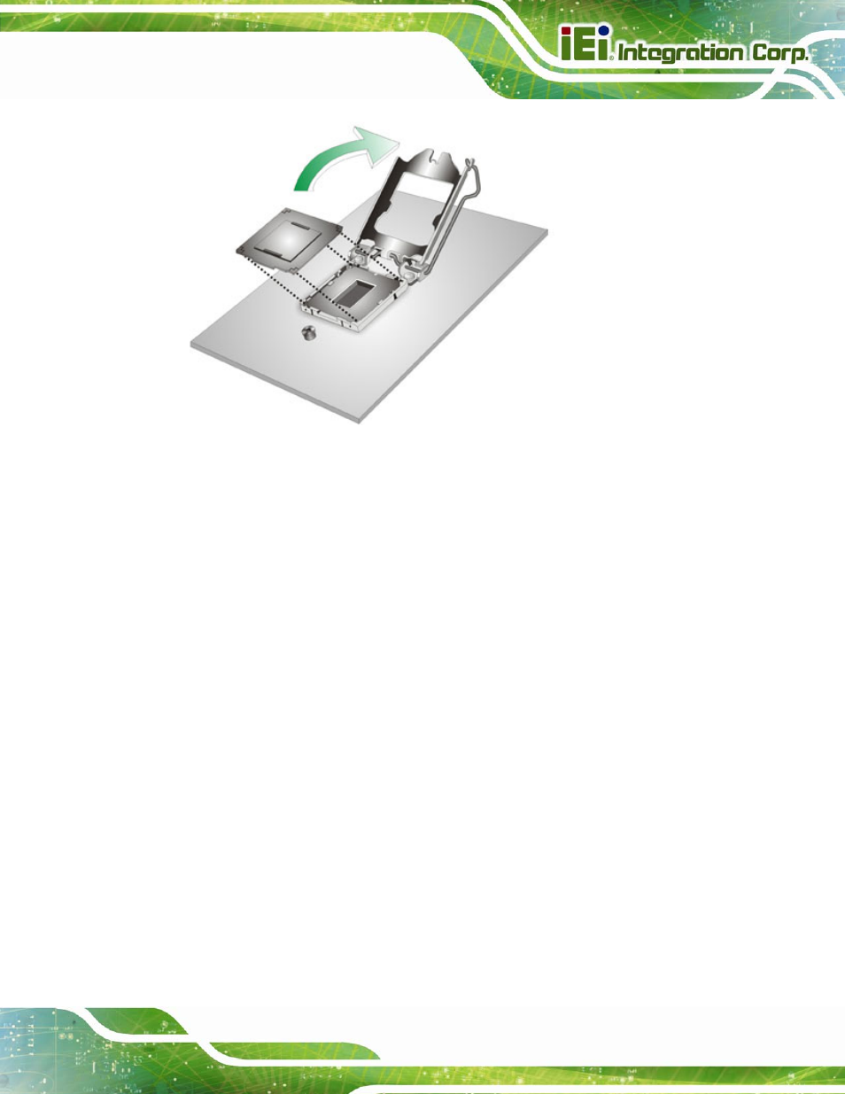 Figure 4-2: remove protective cover | IEI Integration PCIE-Q670 v1.03 User Manual | Page 62 / 206