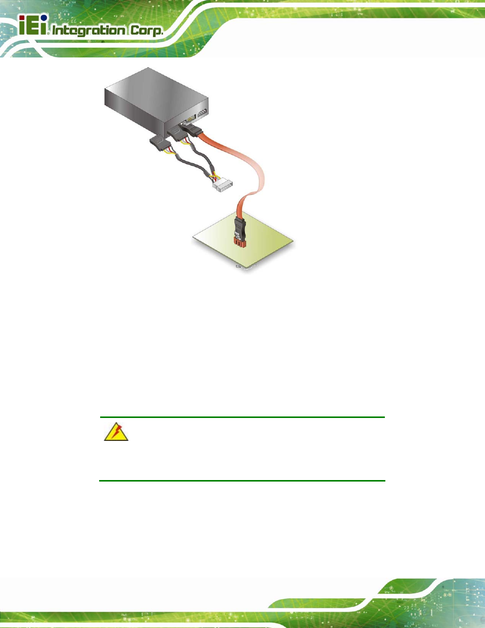 4 usb cable (dual port) with slot bracket, Figure 4-13: sata power drive connection, Figure 3-5 | The dimm slots are for ddr3 dimm memory modul | IEI Integration PCIE-Q670 v1.03 User Manual | Page 73 / 206