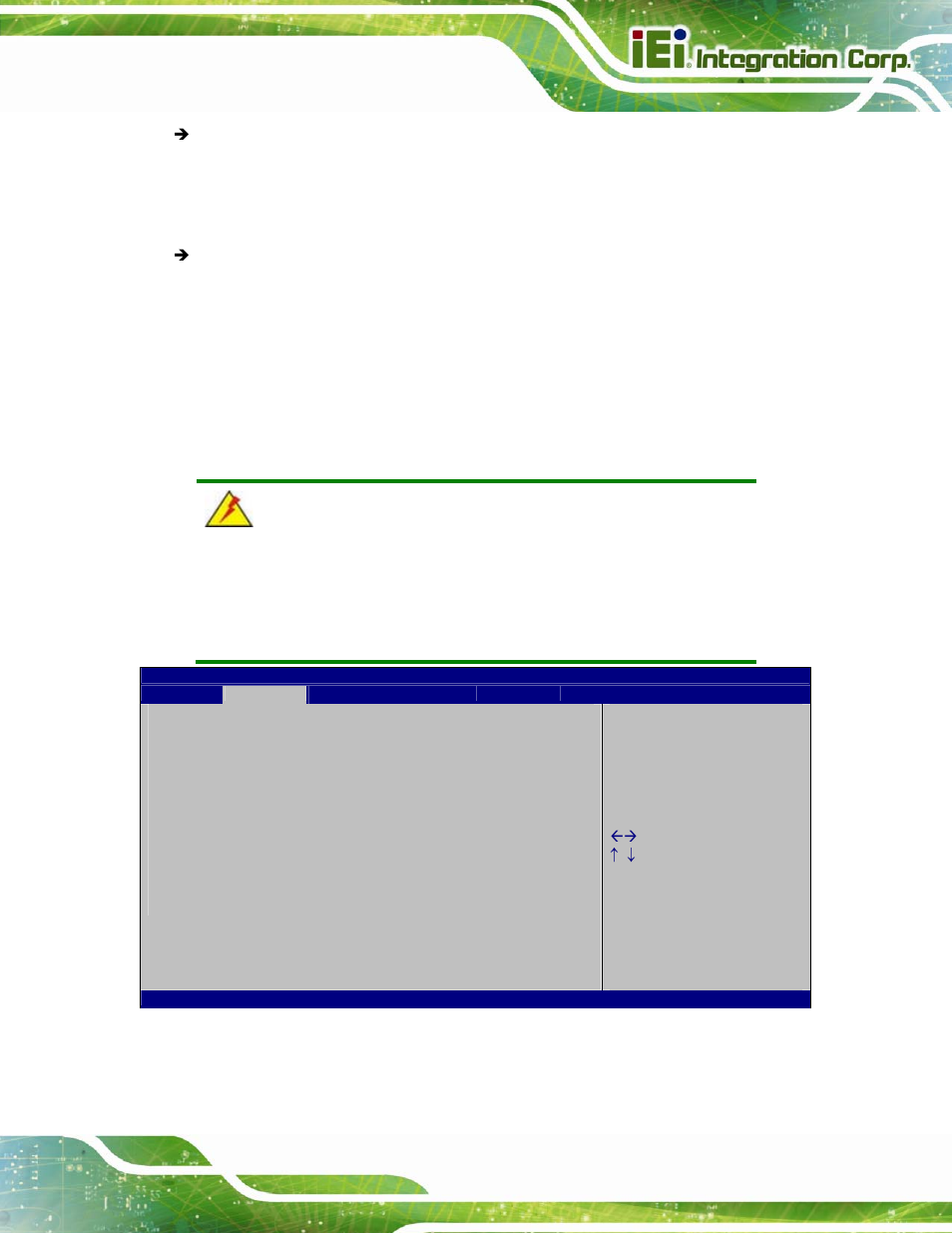 3 advanced, Dvanced, Bios menu 2: advanced | IEI Integration PCIE-Q670 v1.03 User Manual | Page 84 / 206