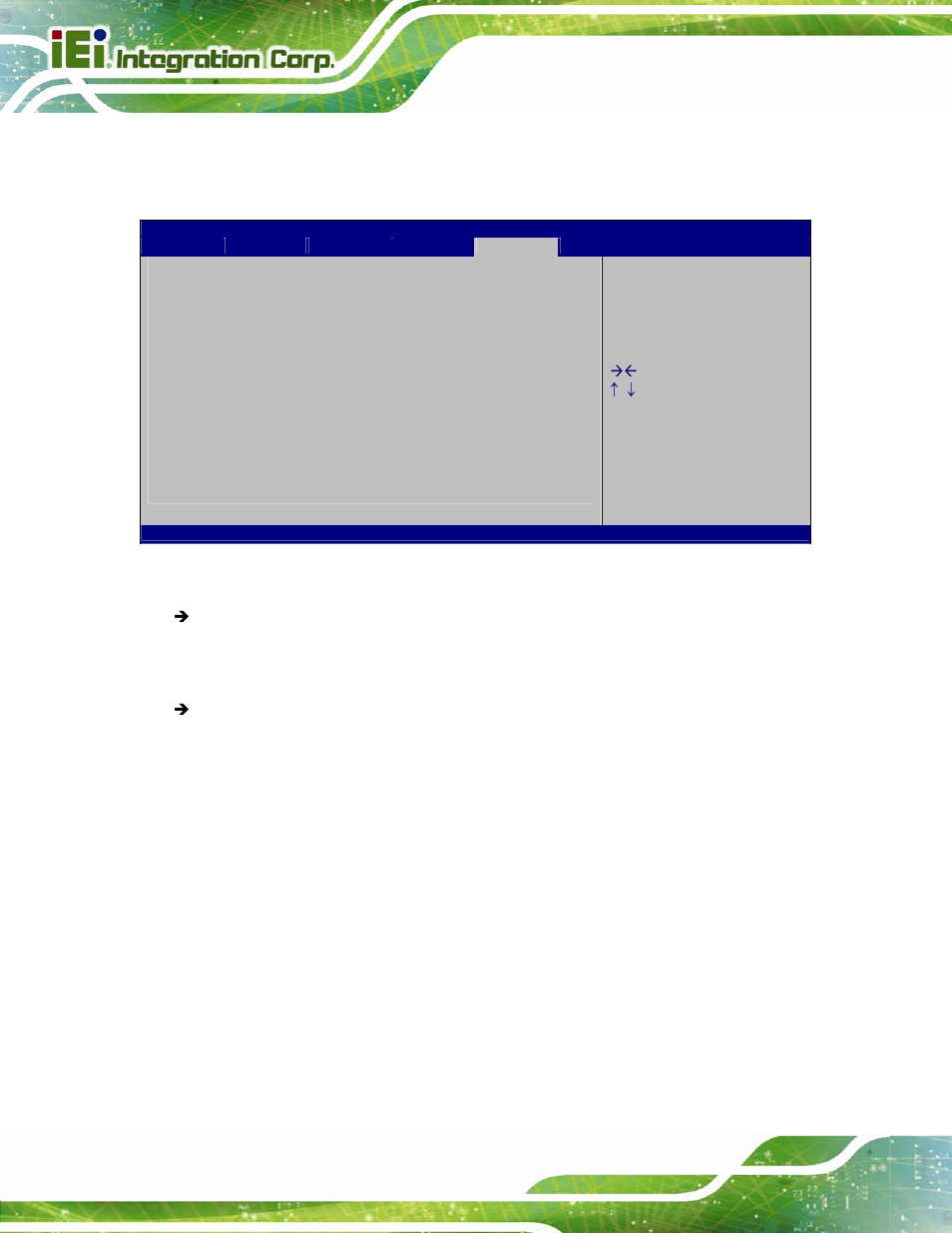 6 security, Ecurity, Bios menu 23: security | IEI Integration PCIE-H610 User Manual | Page 107 / 181