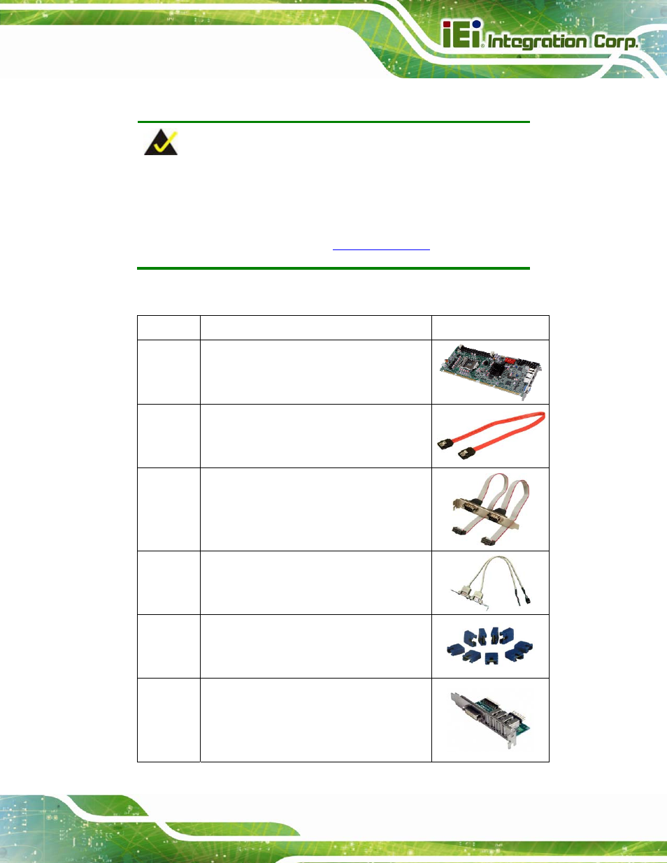 3 packing list, Acking | IEI Integration PCIE-H610 User Manual | Page 26 / 181
