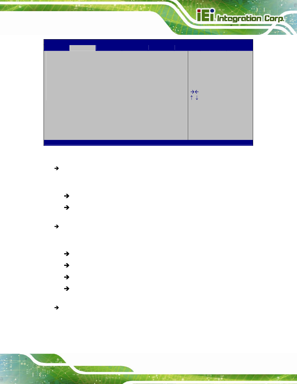 Bios menu 16: serial port console redirection | IEI Integration PCIE-H610 User Manual | Page 96 / 181