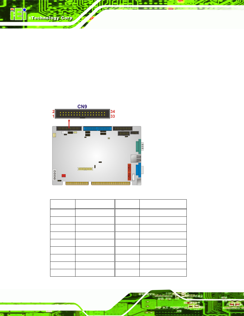 8 floppy disk connector, Figure 3-9: fdd connector location | IEI Integration IOWA-LX-600 User Manual | Page 38 / 159