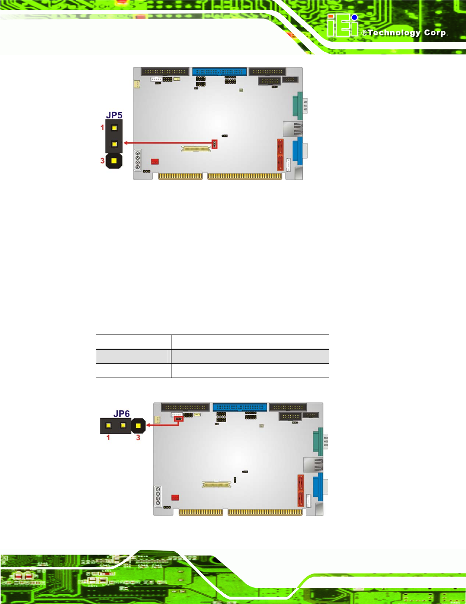 5 lcd clock select jumper, Figure 4-8: lcd clock select jumper location, Table 4-6: lcd clock select jumper settings | IEI Integration IOWA-LX-600 User Manual | Page 65 / 159